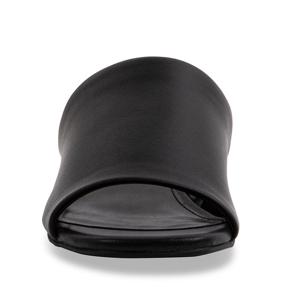 Steve Madden Block Heel Open Toe Mule Sandals - Picture 2 of 8